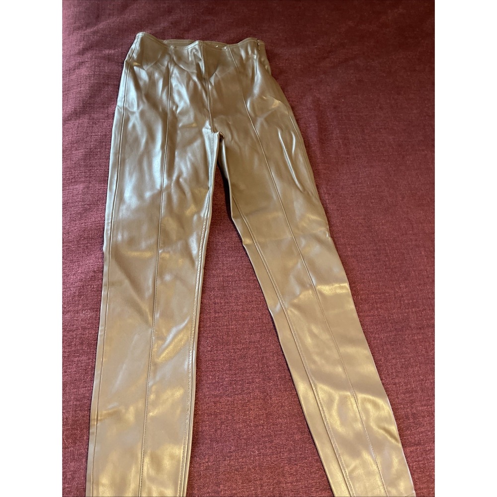 We The Free Women Faux Leather Brown Pants Size US 25